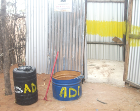 Pit latrines constructed by ADI